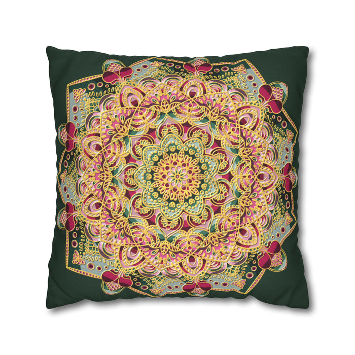 Mandala Boho Square Pillowcase