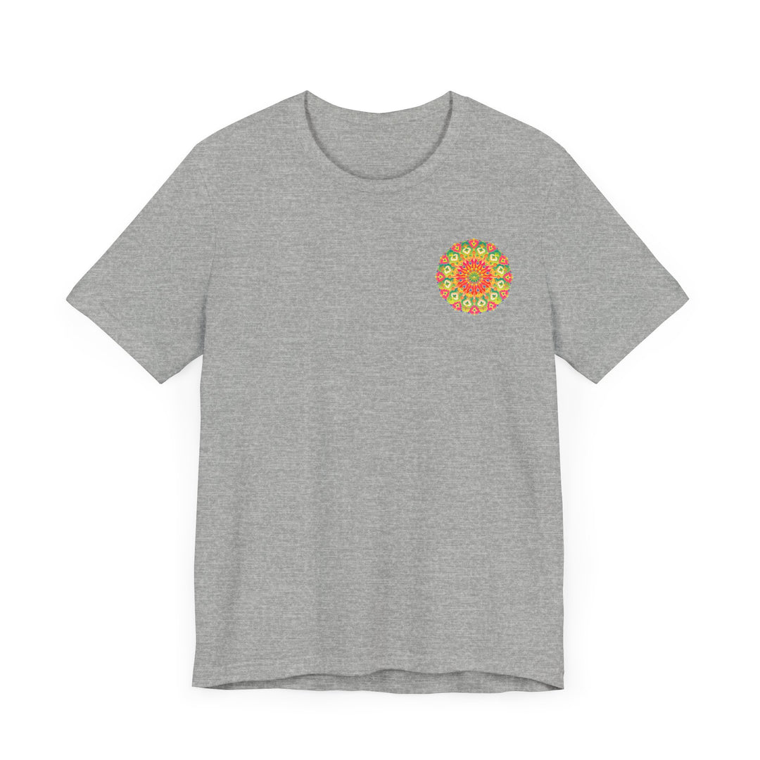 Vibrant Mandala T-Shirt featuring intricate design symbolizing spiritual peace and harmony