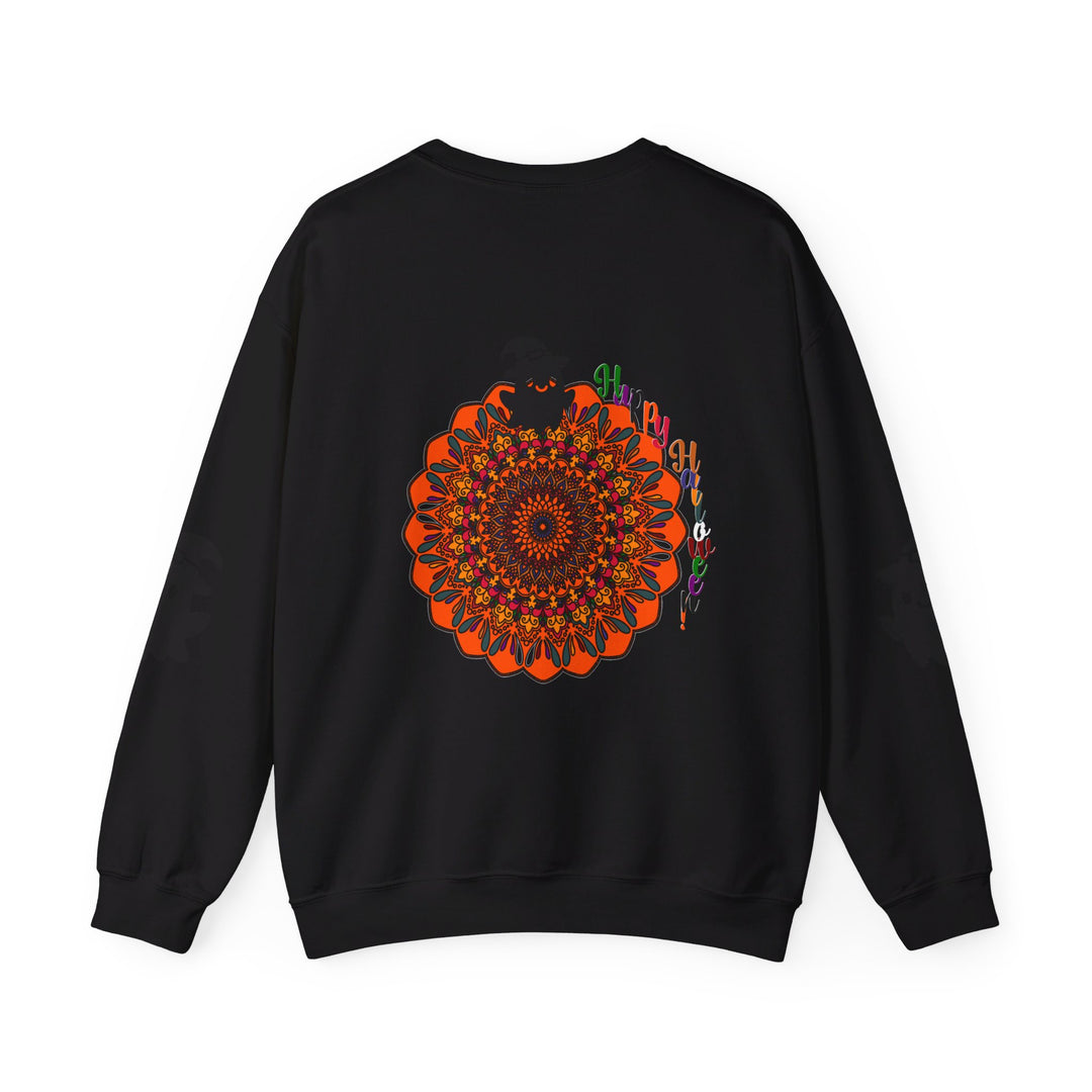 Unisex heavy blend crewneck sweatshirt with cute ghost Halloween design