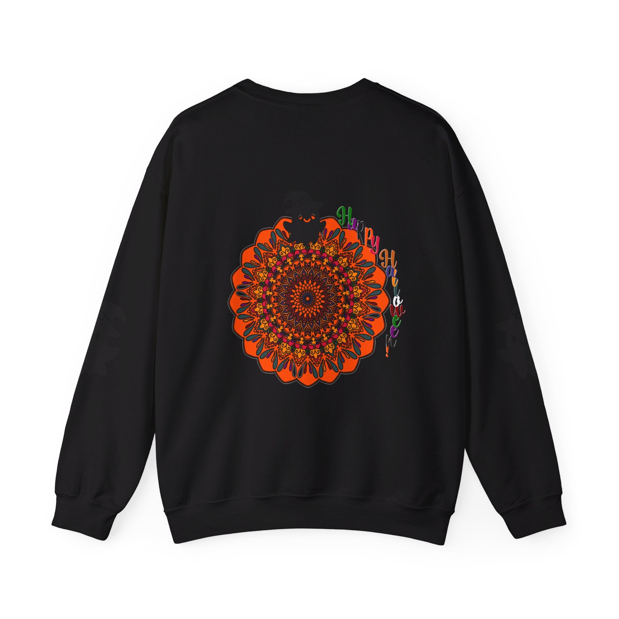 Unisex heavy blend crewneck sweatshirt with cute ghost Halloween design