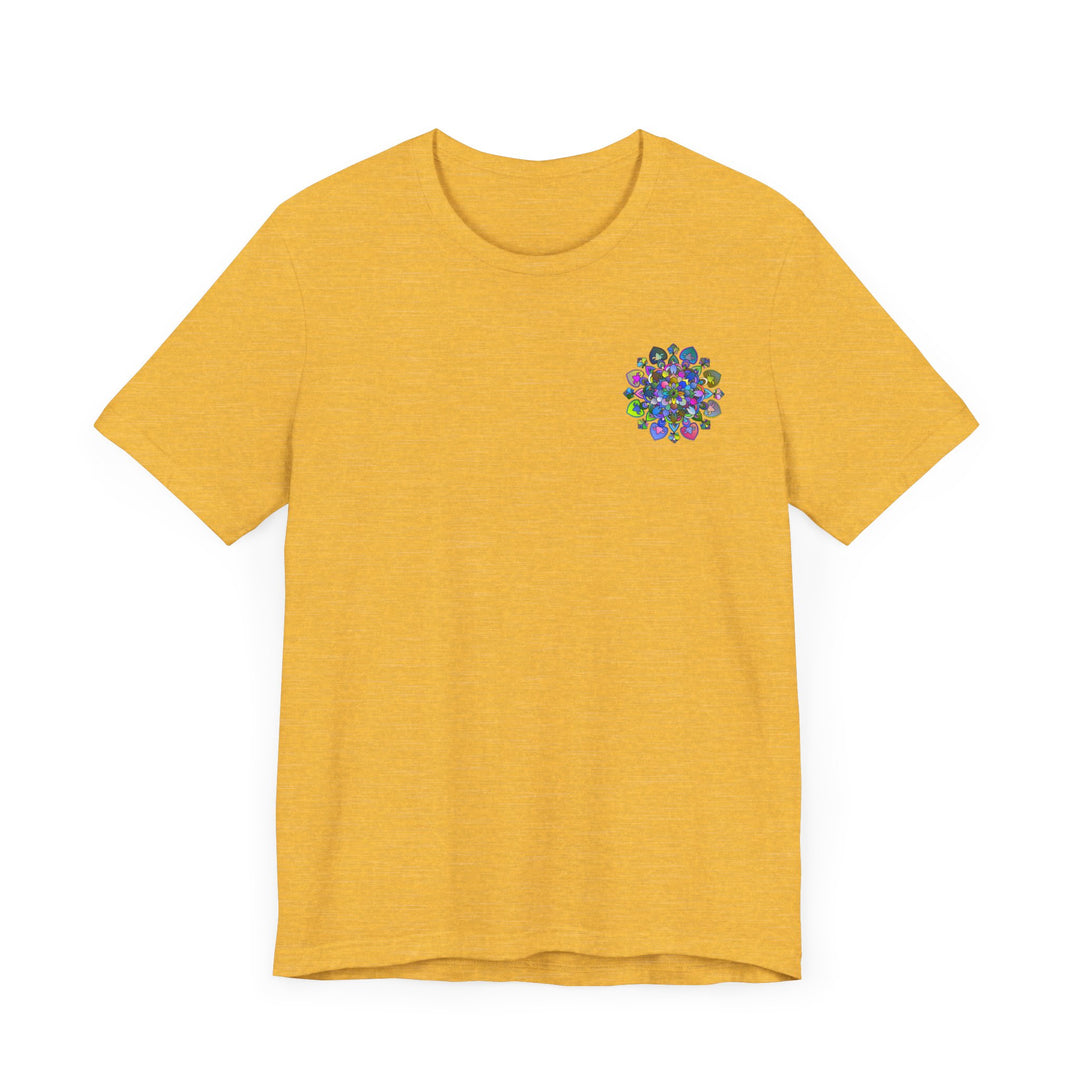 Vibrant and beautiful mandala t-shirt for spiritual harmony