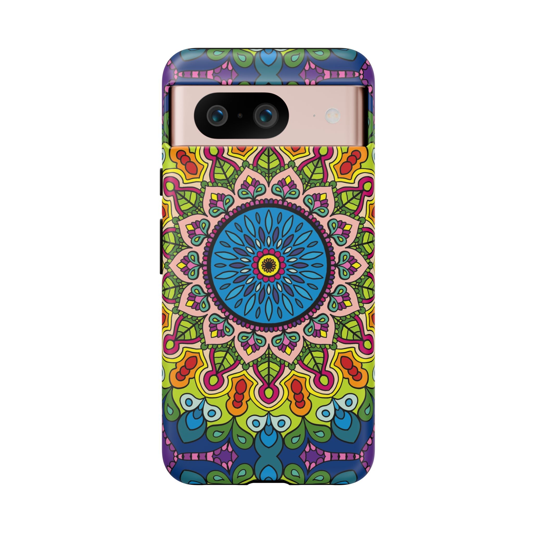 Custodia per telefono Mandala con motivi intricati per uno stile colorato