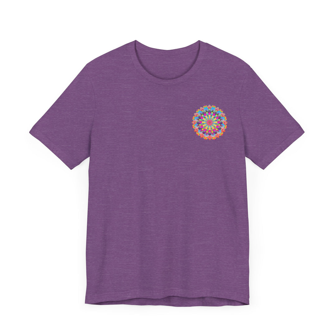 Beautiful Mandala Tee with Floral Patterns Representing Inner Peace