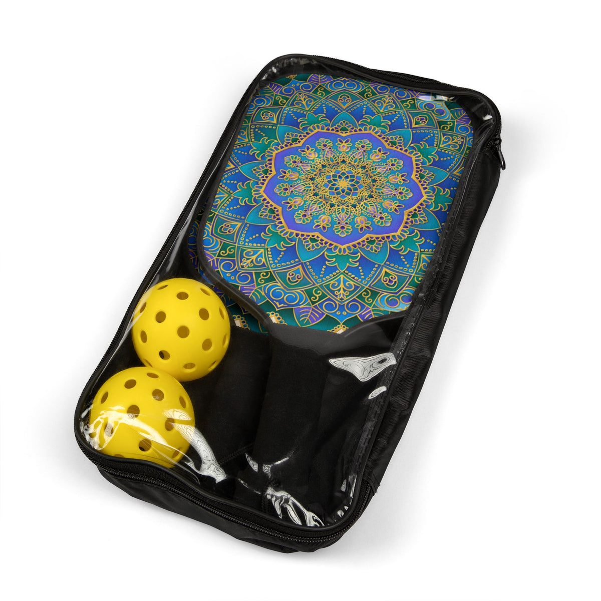Mandala Pickleball Kit – Colorful Paddles and Balls for Fun Outdoor Games
