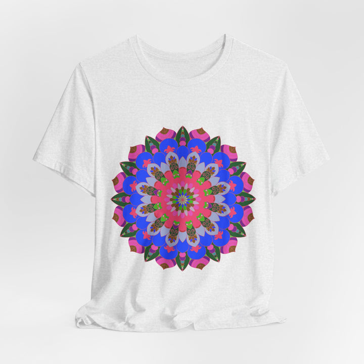 Colorful Mandala Geometric T-Shirt with intricate and vibrant patterns and designs