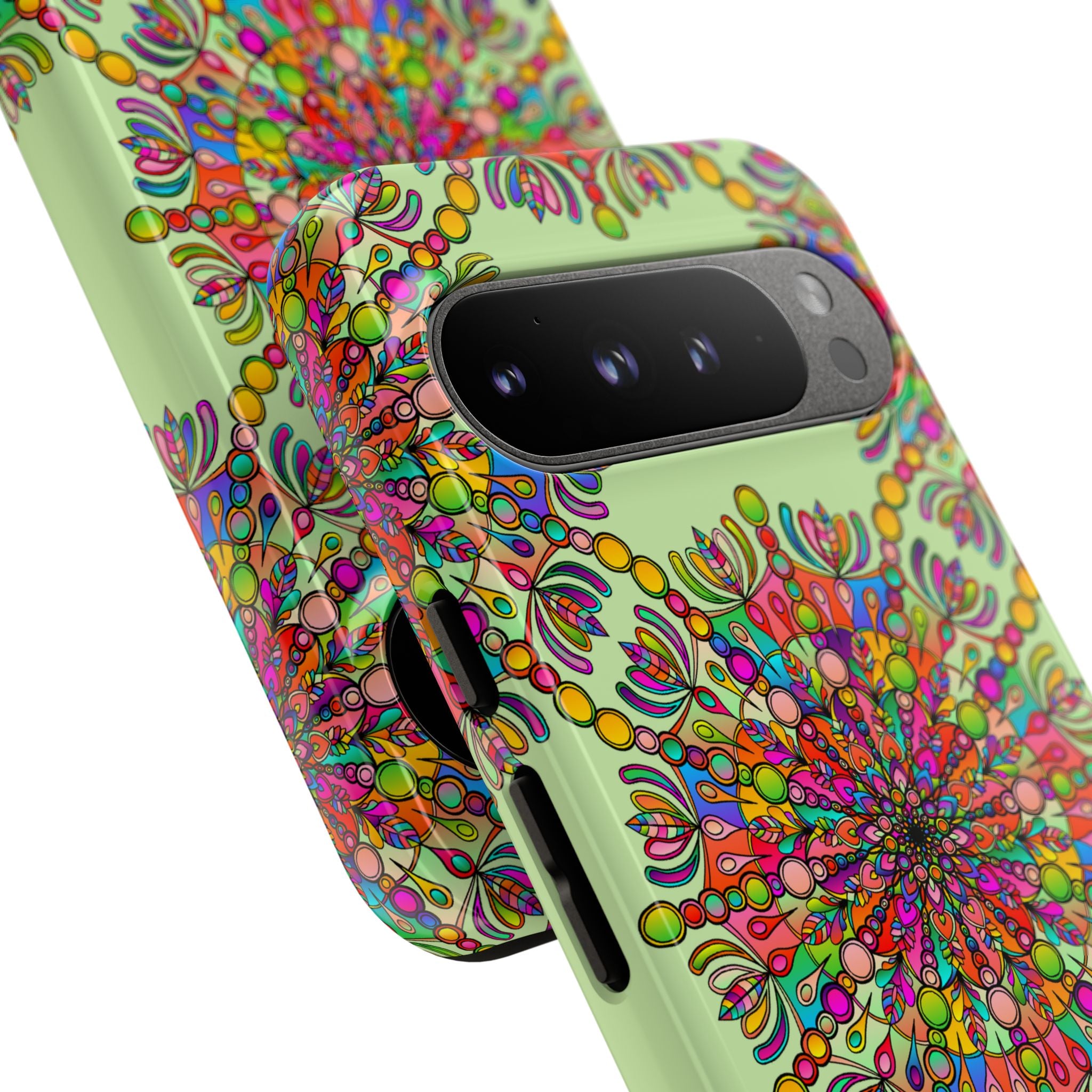 Vibrant Mandala iPhone & Google Pixel Case | Tough Cases