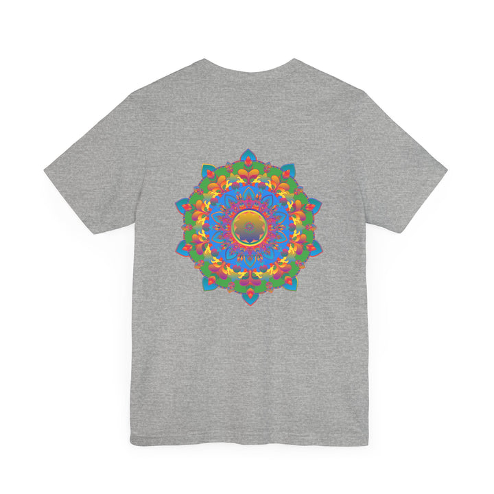 Vibrant Mandala Tee featuring a beautiful design representing spiritual peace and harmony, perfect for adding a touch of mindfulness and tranquility to your wardrobe