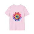 Beautiful floral mandala quote t-shirt with vibrant colors and intricate design