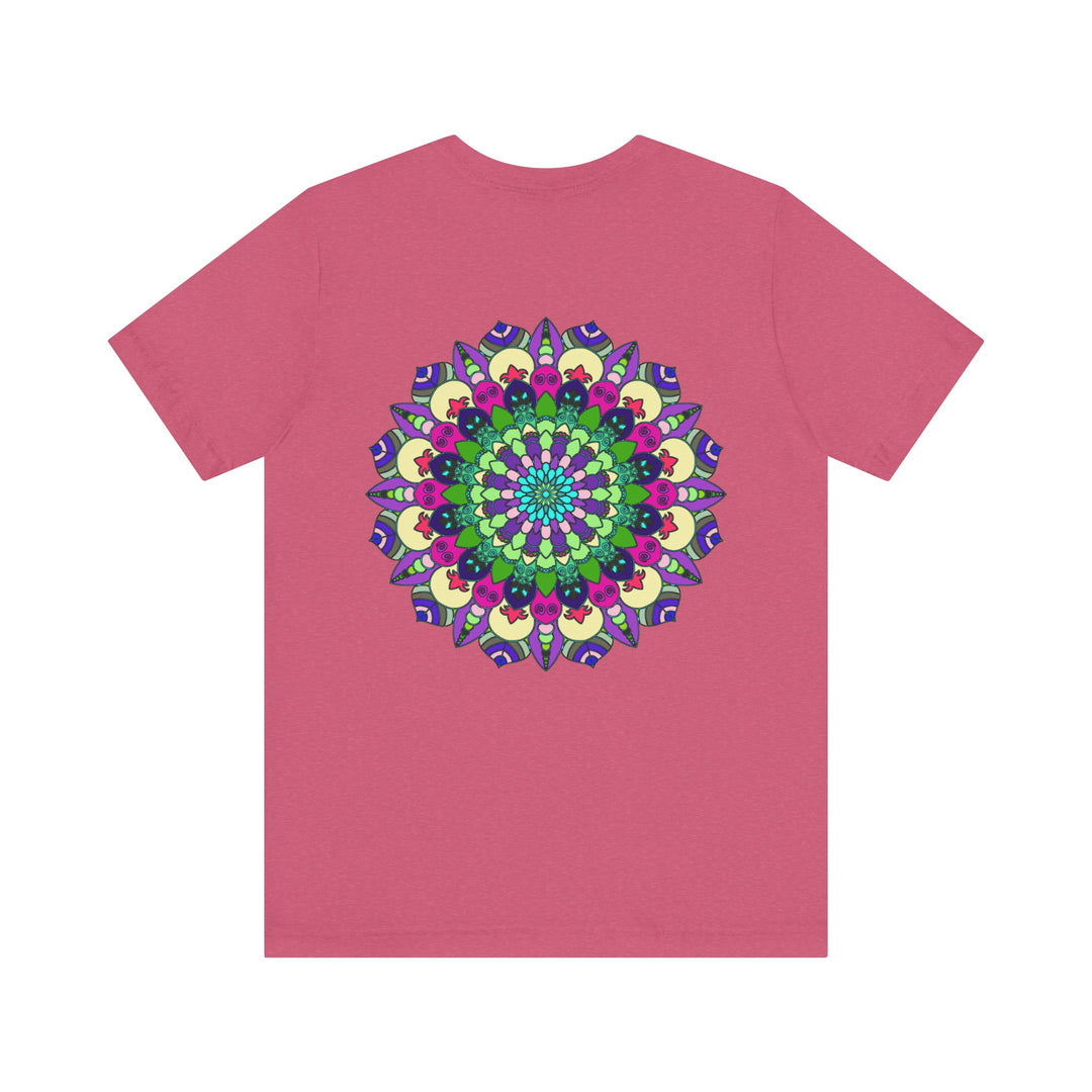 Beautiful Mandala Tee with intricate design symbolizing spiritual peace and harmony