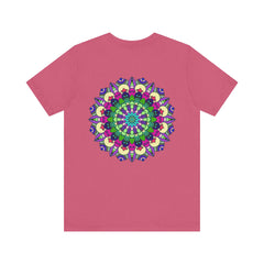 Beautiful Mandala Tee with intricate design symbolizing spiritual peace and harmony