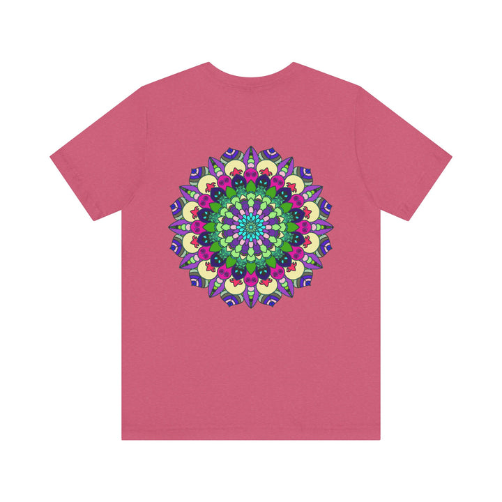 Beautiful Mandala Tee with intricate design symbolizing spiritual peace and harmony