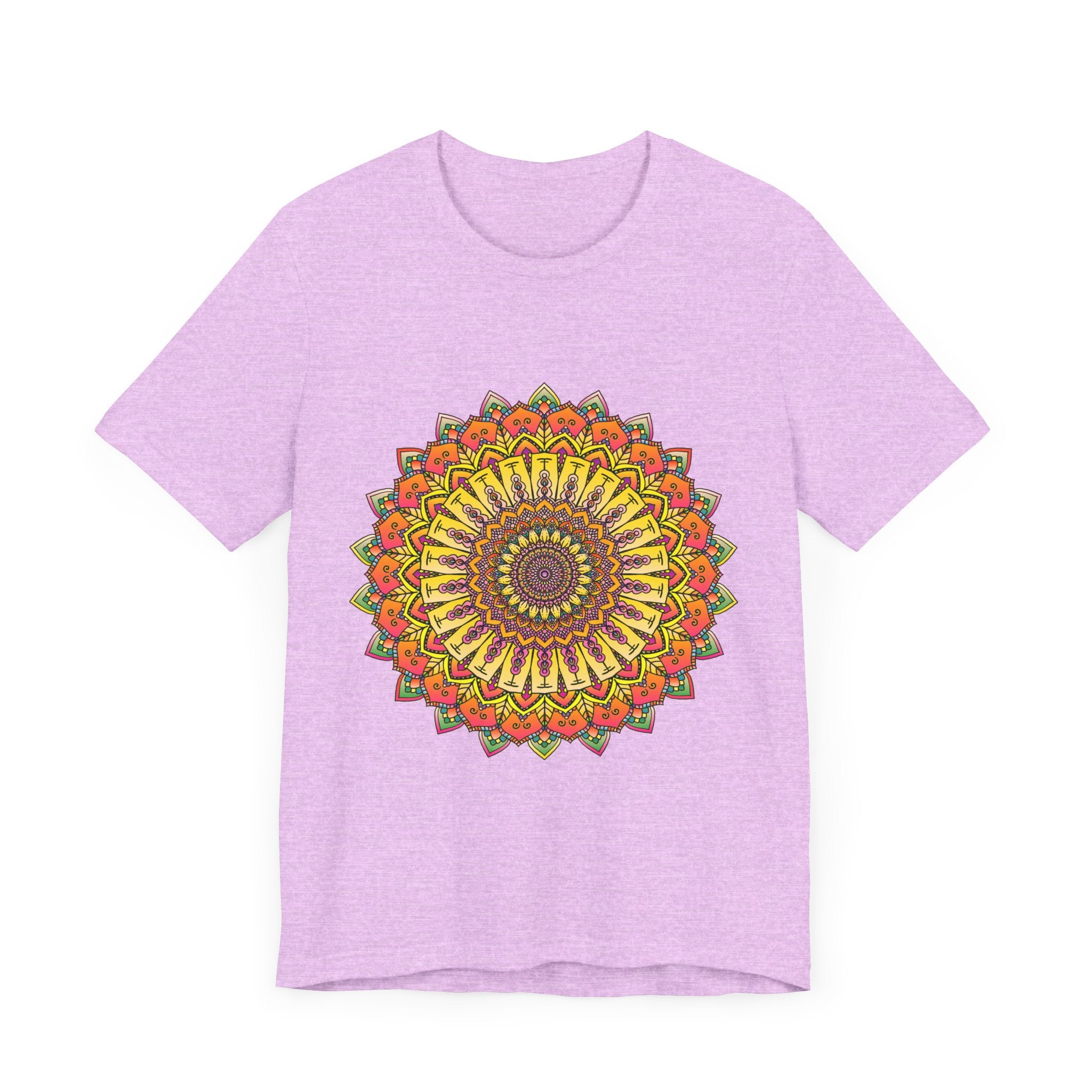 Intricate Mandala T-Shirt - Colorful Geometric Design 36