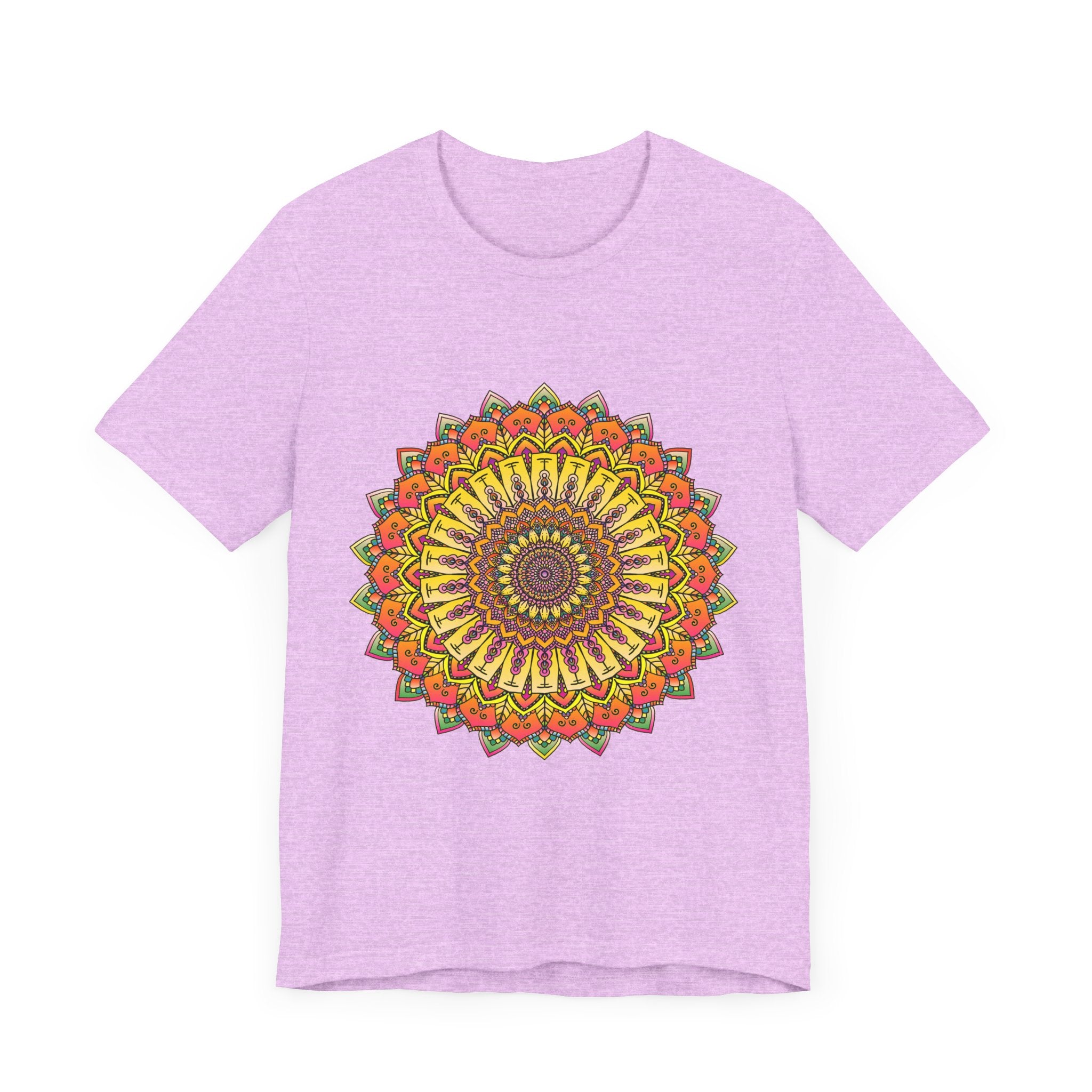 Intricate Mandala T-Shirt - Colorful Geometric Design 36