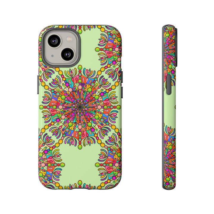 Intricate Mandala Phone Case in Lively Colors for Unique Style