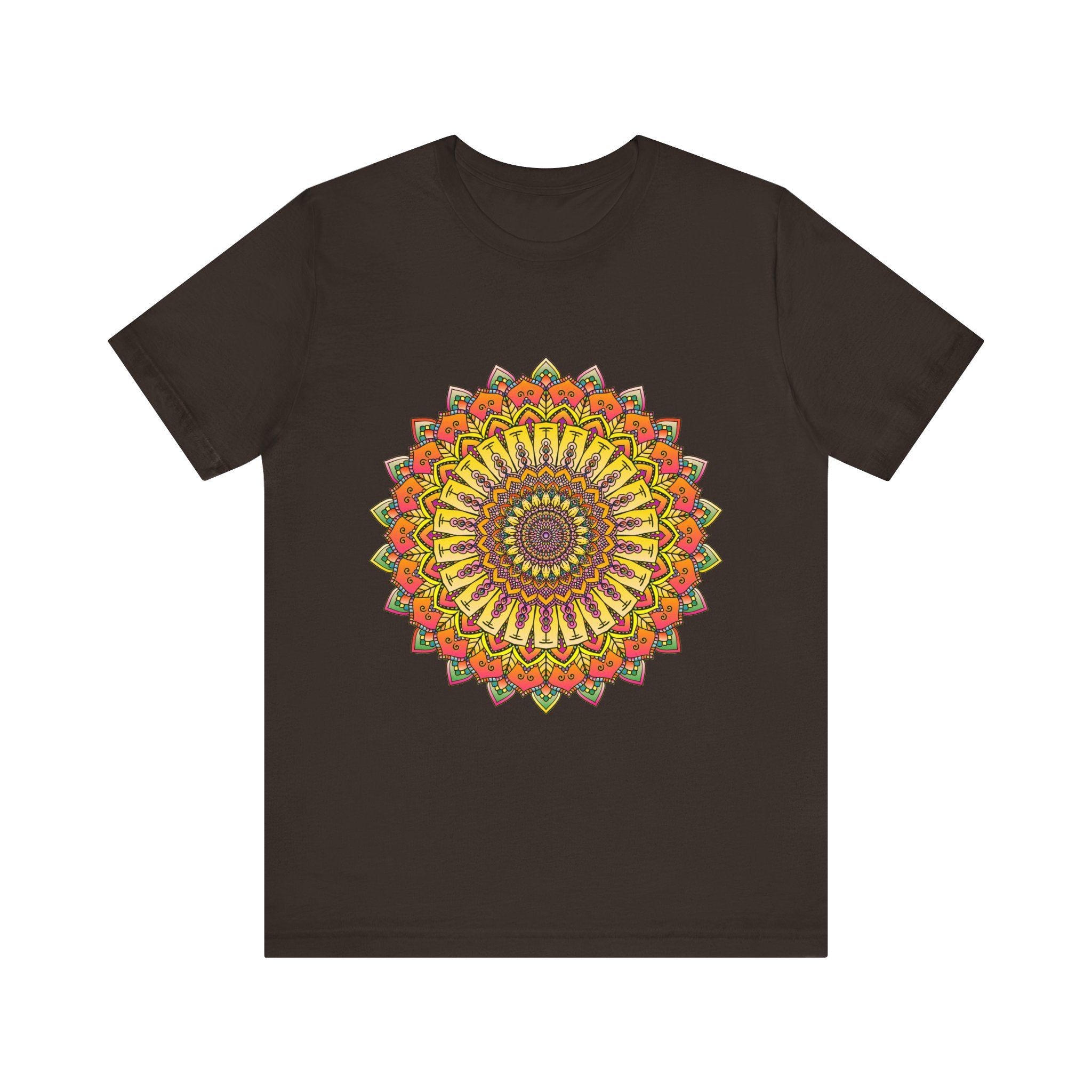 Intricate Mandala T-Shirt - Colorful Geometric Design 5