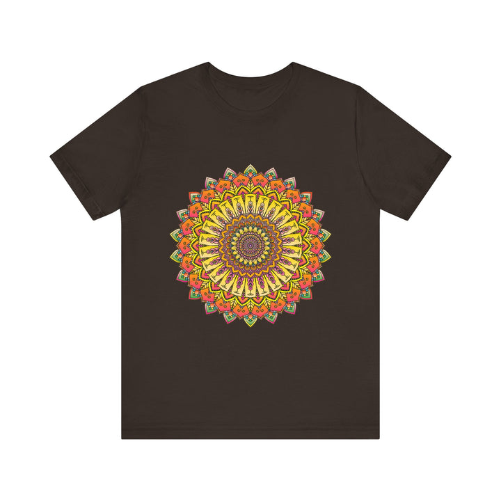 Intricate Mandala T-Shirt - Colorful Geometric Design 5