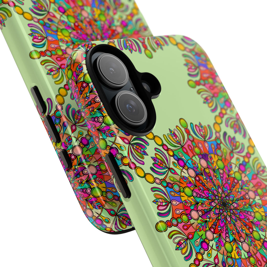 Intricate Mandala Phone Case in Lively Colors for Unique Style