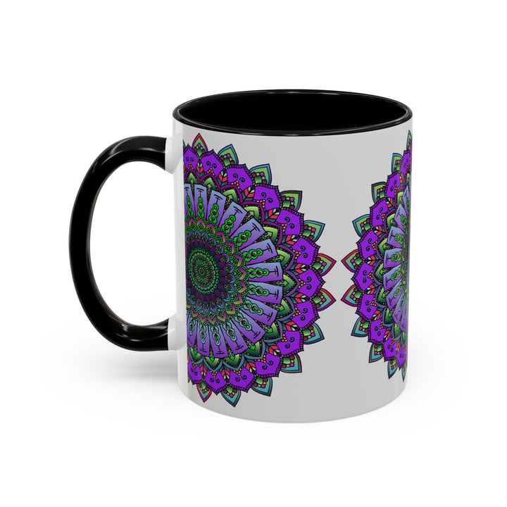 Vibrant Mandala Mug featuring colorful spiritual art design for tea and coffee lovers