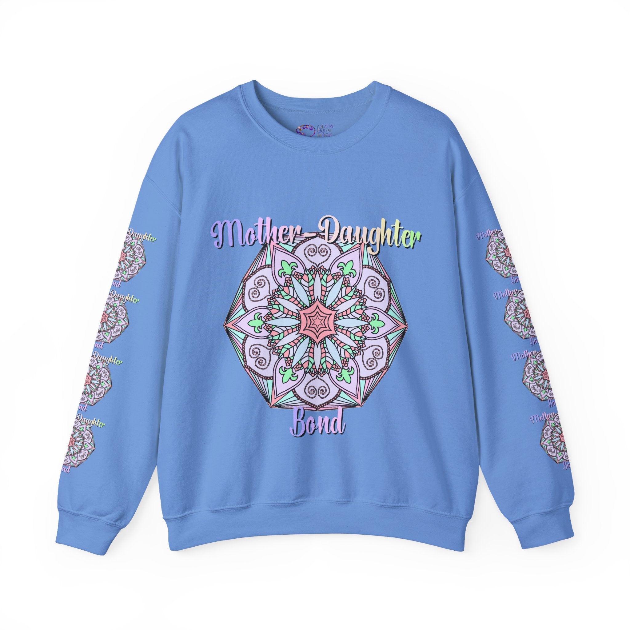 Mother-Daughter Mandala Sweatshirt Celebrating Unique Connections