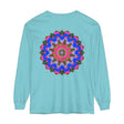 Colorful Mandala Long Sleeve T-Shirt with Mesmerizing Art