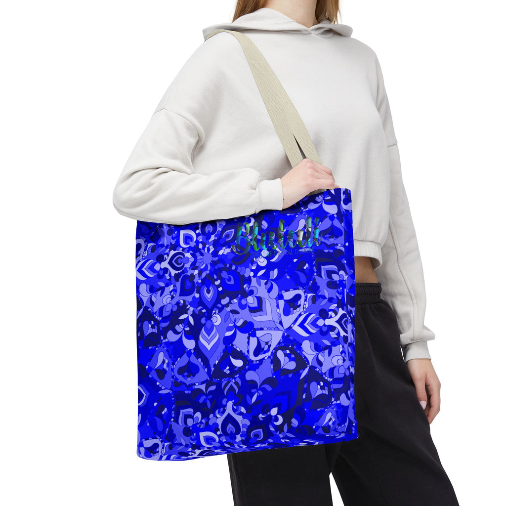 Blue Mandala Design Tote Bag for Stylish Everyday Use