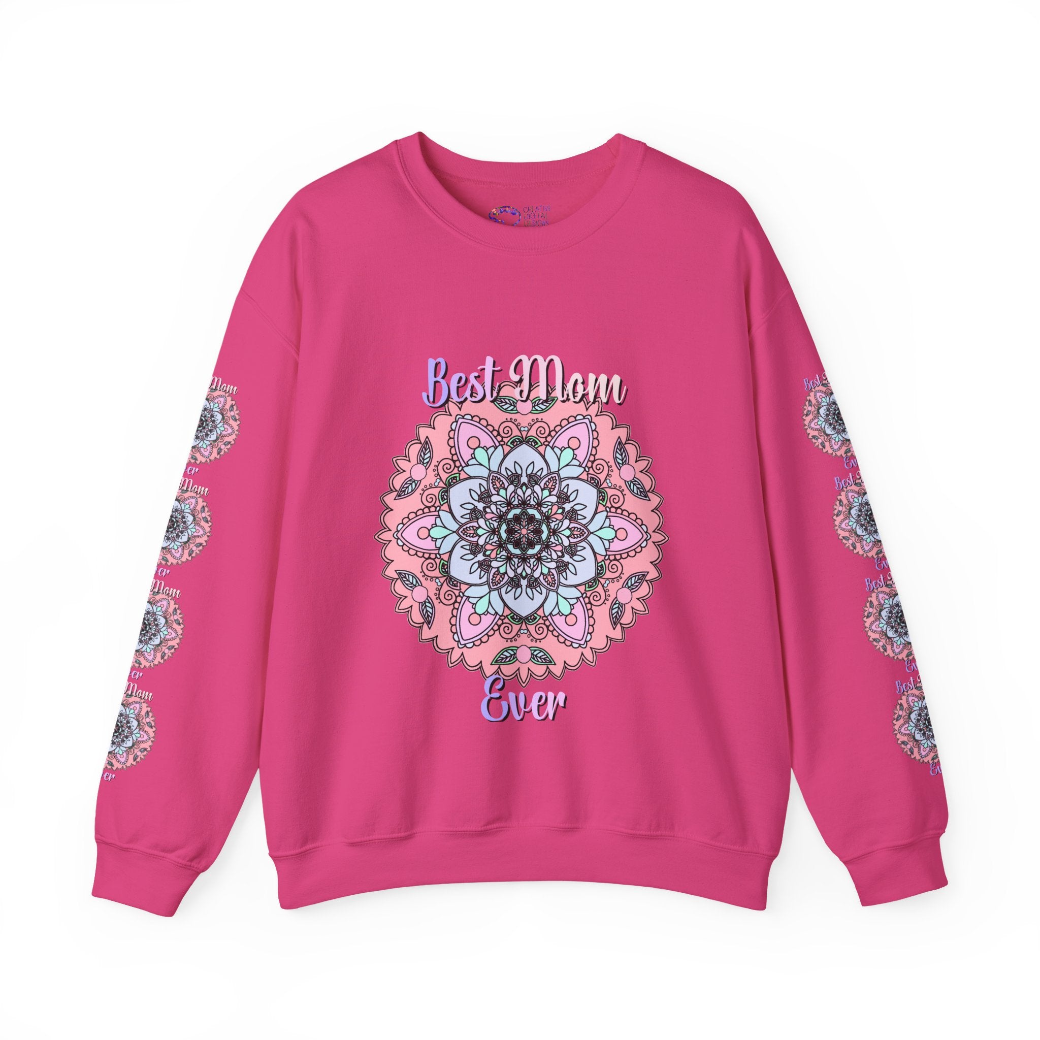 Best Mom Ever Intricate Mandala Art Sweatshirt