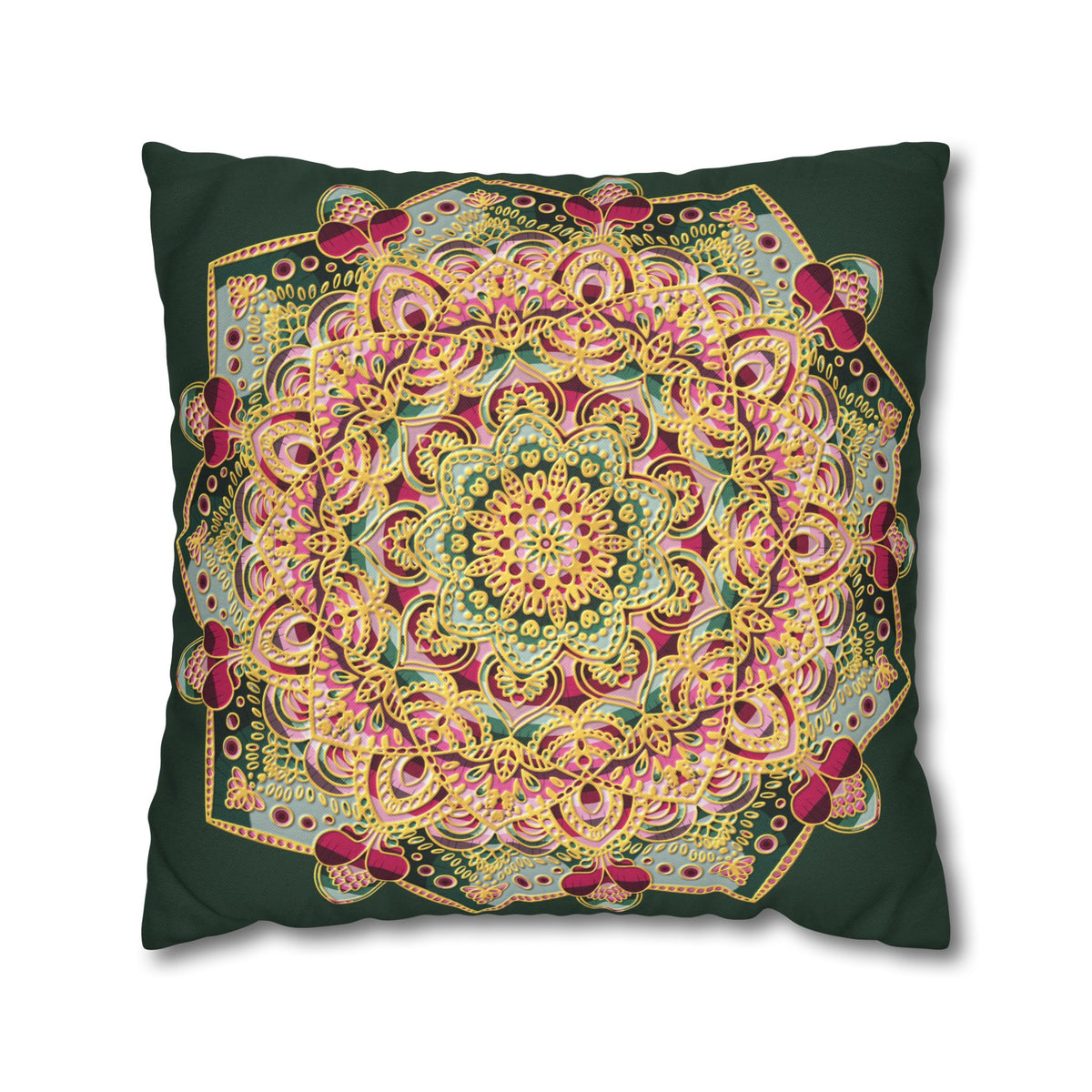 Mandala Boho Square Pillowcase