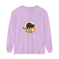 Black Cat & Moon Night Sky T-Shirt featuring a stylish feline design