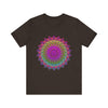 Vibrant Mandala Tee - Colorful Spiritual Art featuring intricate, hand-drawn design with vibrant colors and spiritual symbolism