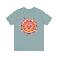 Vibrant Mandala Tee featuring intricate design for Spiritual Peace & Harmony