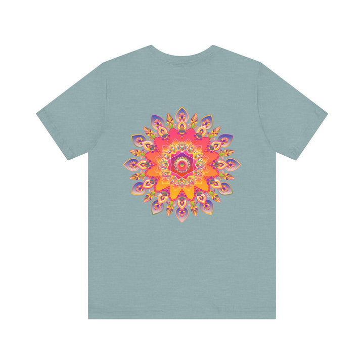 Vibrant Mandala Tee featuring intricate design for Spiritual Peace & Harmony