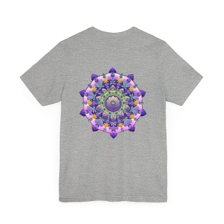 Vibrant Mandala T-Shirt featuring intricate spiritual design for peace and harmony