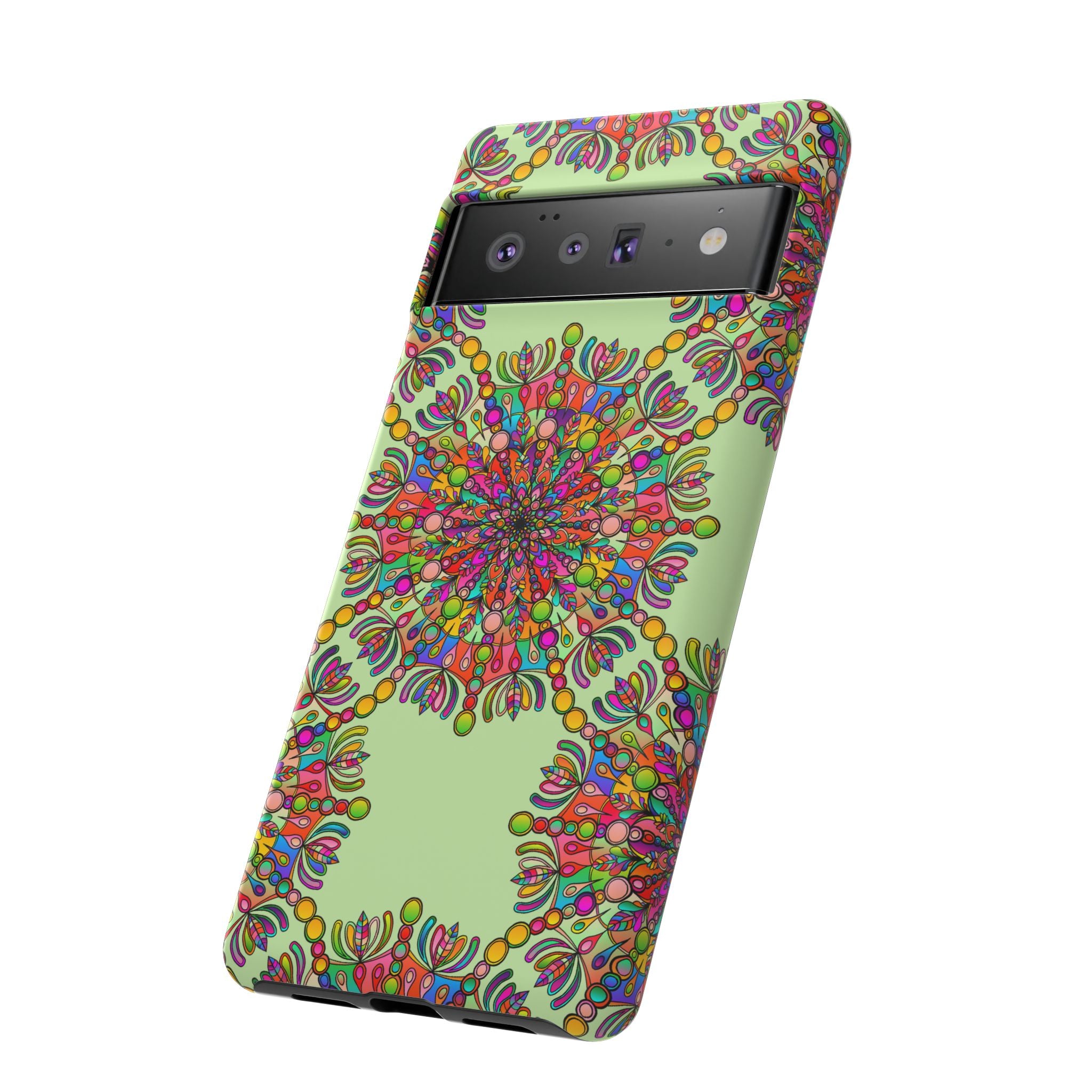 Vibrant Mandala iPhone & Google Pixel Case | Tough Cases