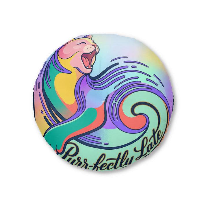 Perfekt spätes Katzen-Bodenkissen