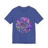 Mandala t-shirt showcasing intricate and colorful psychedelic patterns