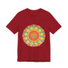 Vibrant Mandala Tee featuring a colorful and intricate design perfect for adding a pop of color to your wardrobe