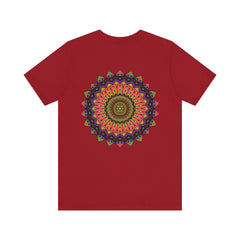 Beautiful mandala tee with intricate design promoting spiritual harmony and peace
