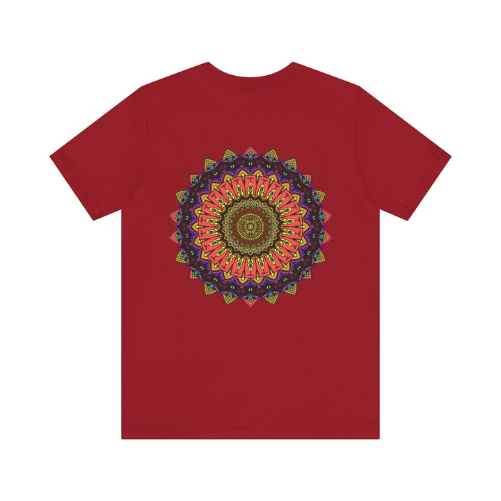 Beautiful mandala tee with intricate design promoting spiritual harmony and peace