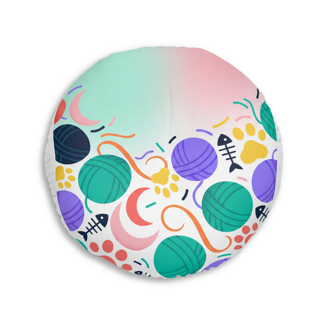 Perfekt spätes Katzen-Bodenkissen