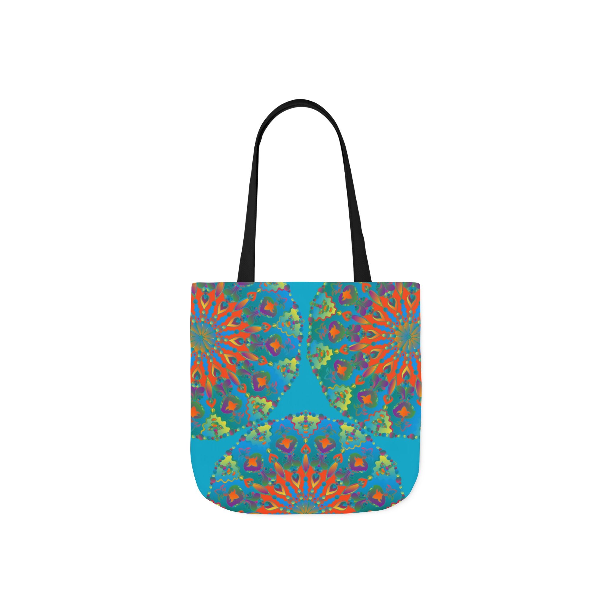 Canvas Tote Bag in Bright Tropical Colors for Summer Fun