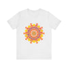 Vibrant Mandala Tee with Colorful and Intricate Design, Perfect for Boho Chic Fashion Enthusiasts