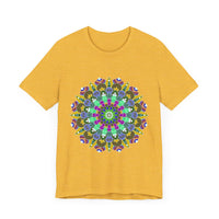 Colorful Mandala Peace T-Shirt featuring spiritual art and vibrant colors