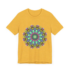 Colorful Mandala Peace T-Shirt featuring spiritual art and vibrant colors