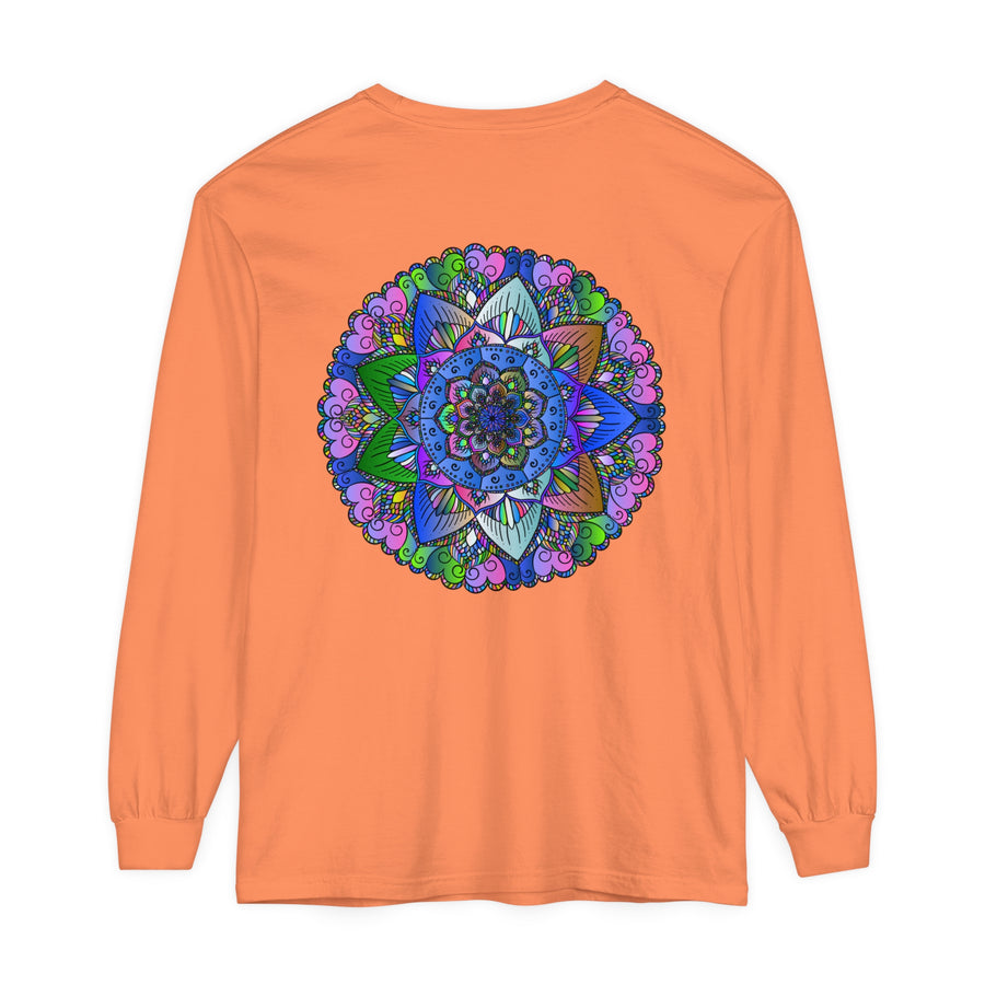  Unisex Tee with Eye-Catching and Bright Mandala Design