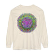 Colorful and intricate Vibrant Mandala design on Unisex Long Sleeve T-Shirt