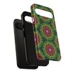 Artistic Mandala Phone Case with Bold Patterns and Modern Flair