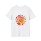 Lotus Mandala Unisex T-Shirt with Hand-Drawn Unique Design by Blululi, a beautiful and intricate piece of wearable art