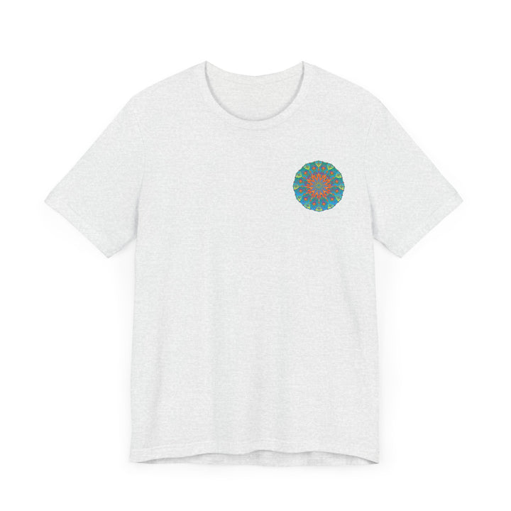 Beautiful Mandala Tee with intricate design symbolizing spiritual peace and harmony