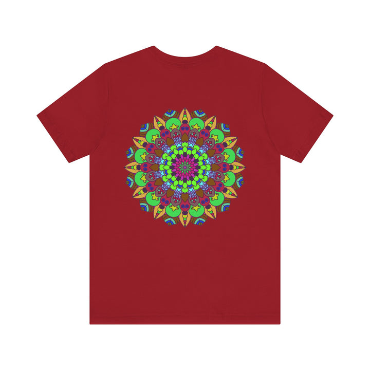 Vibrant Mandala T-Shirt with Peace and Harmony design, perfect for spreading positivity and tranquility through your wardrobe