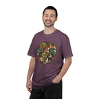 Mandala Earth Flora T-Shirt — Earthy Tones Geometric Art Tee